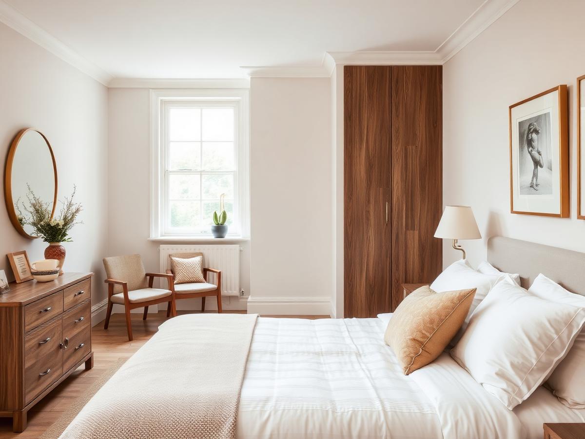 Well-presented bedroom in a Felicity Stays managed property